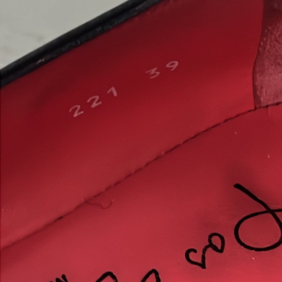 Pas de Rouge black suede flats 9 - Picture 7 of 9